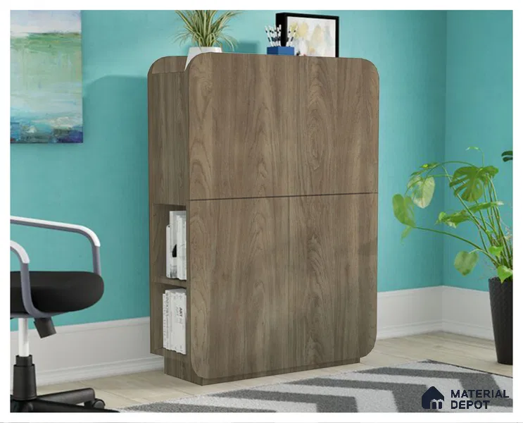 Wooden Look CF 475 8 ft x 4 ft Texture Finish Decorative Laminate - 1 mm | Suitable for TV Unit, Wardrobe, Kitchen Cabinets