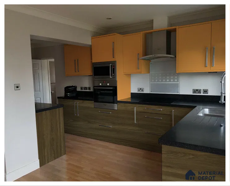 Wooden Look CF 476 8 ft x 4 ft Texture Finish Decorative Laminate - 1 mm | Suitable for TV Unit, Wardrobe, Kitchen Cabinets