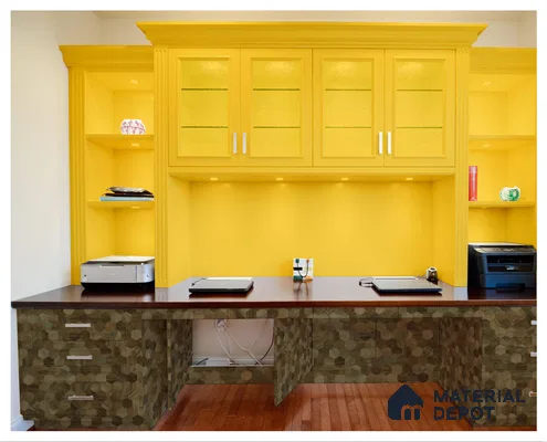 Wooden Look CF 480 Chiffon 8 ft x 4 ft Texture Finish Decorative Laminate - 1 mm | Suitable for TV Unit, Wardrobe, Kitchen Cabinets