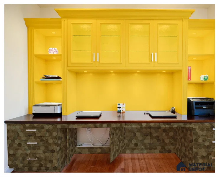 Wooden Look CF 480 Chiffon 8 ft x 4 ft Texture Finish Decorative Laminate - 1 mm | Suitable for TV Unit, Wardrobe, Kitchen Cabinets