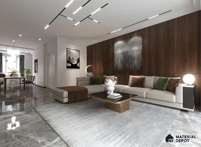 Wooden Look CF 492 8 ft x 4 ft Texture Finish Decorative Laminate - 1 mm | Suitable for TV Unit, Wardrobe, Kitchen Cabinets