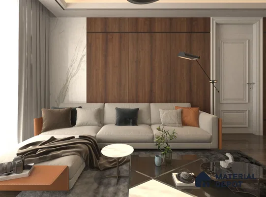 Wooden Look CF 598 8 ft x 4 ft Texture Finish Decorative Laminate - 1 mm | Suitable for TV Unit, Wardrobe, Kitchen Cabinets