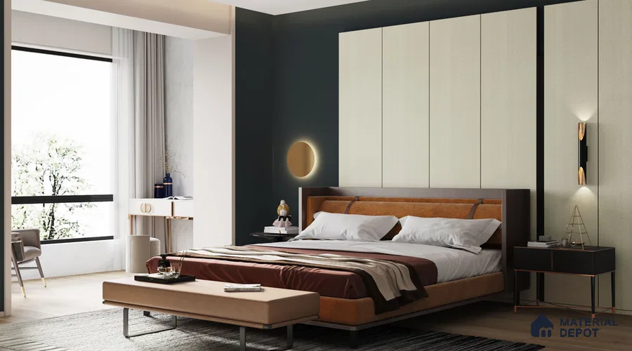 Stone Look CF 75 Chiffon 8 ft x 4 ft Texture Finish Liner Laminate - 0.75 mm | Suitable for Wardrobe, Kitchen Cabinets