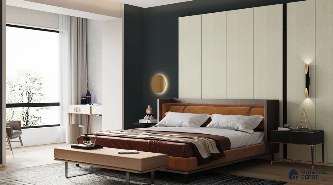 Stone Look CF 75 Chiffon 8 ft x 4 ft Texture Finish Liner Laminate - 0.75 mm | Suitable for Wardrobe, Kitchen Cabinets
