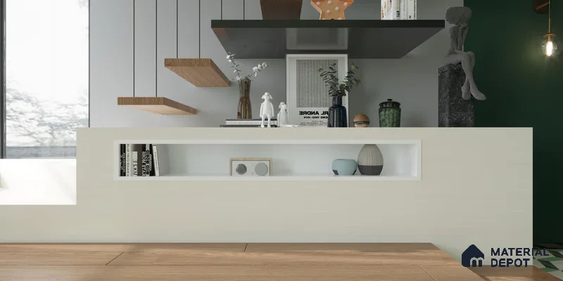 Wooden Look CF 78 Chiffon 8 ft x 4 ft Texture Finish Liner Laminate - 0.75 mm | Suitable for Wardrobe, Kitchen Cabinets