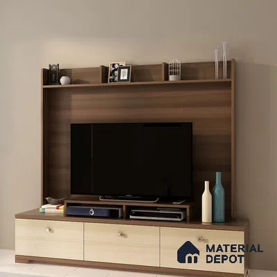 Wooden Look CF 838 Chiffon 8 ft x 4 ft Texture Finish Decorative Laminate - 1 mm | Suitable for TV Unit, Wardrobe, Kitchen Cabinets