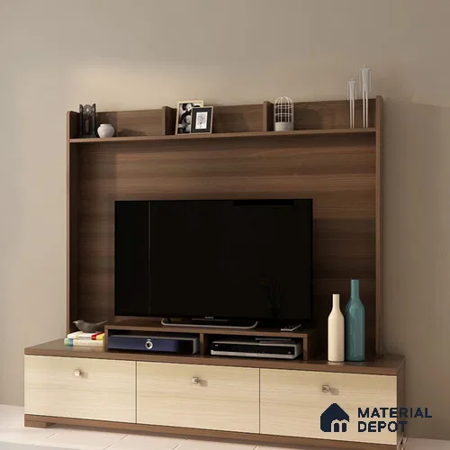 Wooden Look CF 838 Chiffon 8 ft x 4 ft Texture Finish Decorative Laminate - 1 mm | Suitable for TV Unit, Wardrobe, Kitchen Cabinets