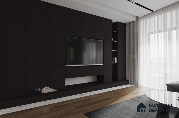 Wooden Look CF 905 Chiffon 8 ft x 4 ft Texture Finish Decorative Laminate - 1 mm | Suitable for TV Unit, Wardrobe, Kitchen Cabinets