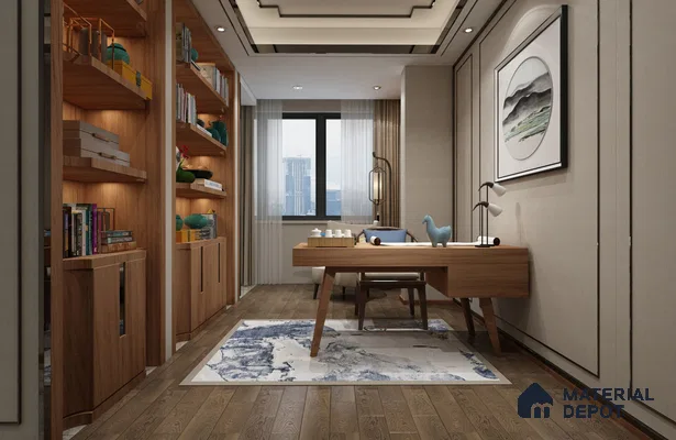Wooden Look CF 91 8 ft x 4 ft Texture Finish Liner Laminate - 0.75 mm | Suitable for Wardrobe, Kitchen Cabinets