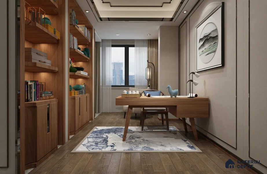 Wooden Look CF 91 8 ft x 4 ft Texture Finish Liner Laminate - 0.75 mm | Suitable for Wardrobe, Kitchen Cabinets