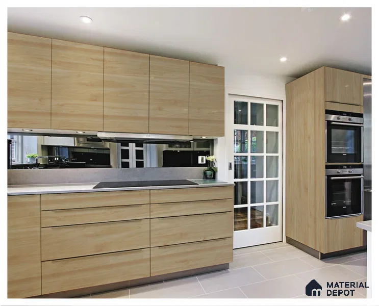 Wooden Look CF 952 Chiffon 8 ft x 4 ft Texture Finish Decorative Laminate - 1 mm | Suitable for TV Unit, Wardrobe, Kitchen Cabinets
