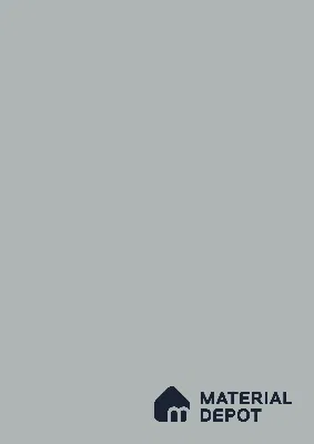 Grey Solid Colors Look Crystal 1105 8 ft x 4 ft High Gloss Finish Decorative Laminate - 1.25 mm | Suitable for Living Room, Kitchen, Office