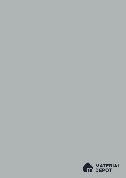 Grey Solid Colors Look Crystal 1105 8 ft x 4 ft High Gloss Finish Decorative Laminate - 1.25 mm | Suitable for Living Room, Kitchen, Office