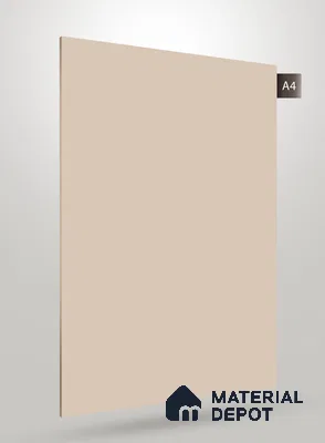 Beige Textured Solid Look CRYSTAL 1137 8 ft x 4 ft Texture Finish Decorative Laminate - 1.25 mm | Suitable for TV Unit, Wardrobe, Kitchen Cabinets