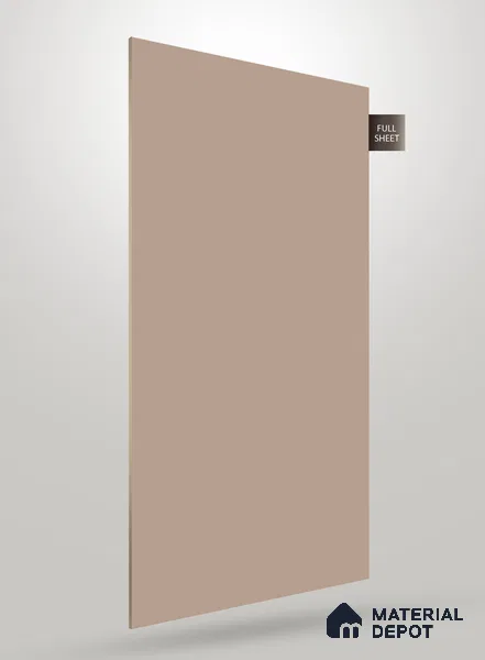 Beige Textured Solid Look CRYSTAL 1138 8 ft x 4 ft Texture Finish Decorative Laminate - 1.25 mm | Suitable for TV Unit, Wardrobe, Kitchen Cabinets