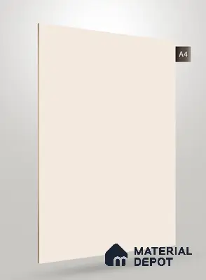Beige Textured Solid Look CRYSTAL 1148 8 ft x 4 ft Texture Finish Decorative Laminate - 1.25 mm | Suitable for TV Unit, Wardrobe, Kitchen Cabinets