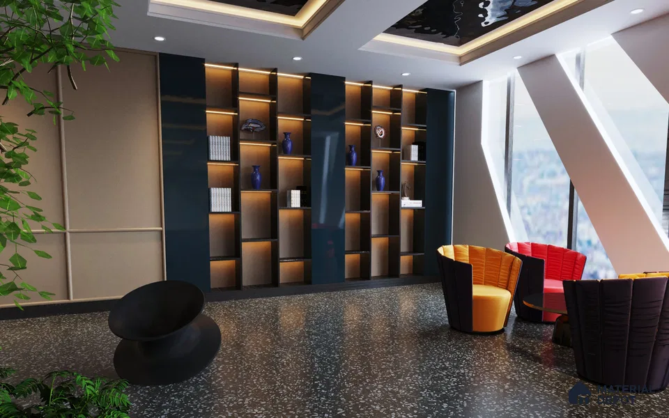 Green Solid Colors Look Crystal 1186 8 ft x 4 ft High Gloss Finish Decorative Laminate - 1.25 mm  | Suitable for Living Room, Kitchen, Office