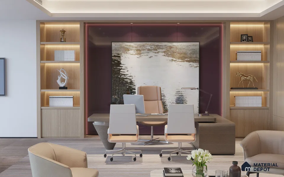 Purple Solid Colors Look Crystal 1187 8 ft x 4 ft High Gloss Finish Decorative Laminate - 1.25 mm | Suitable for Living Room, Kitchen, Office