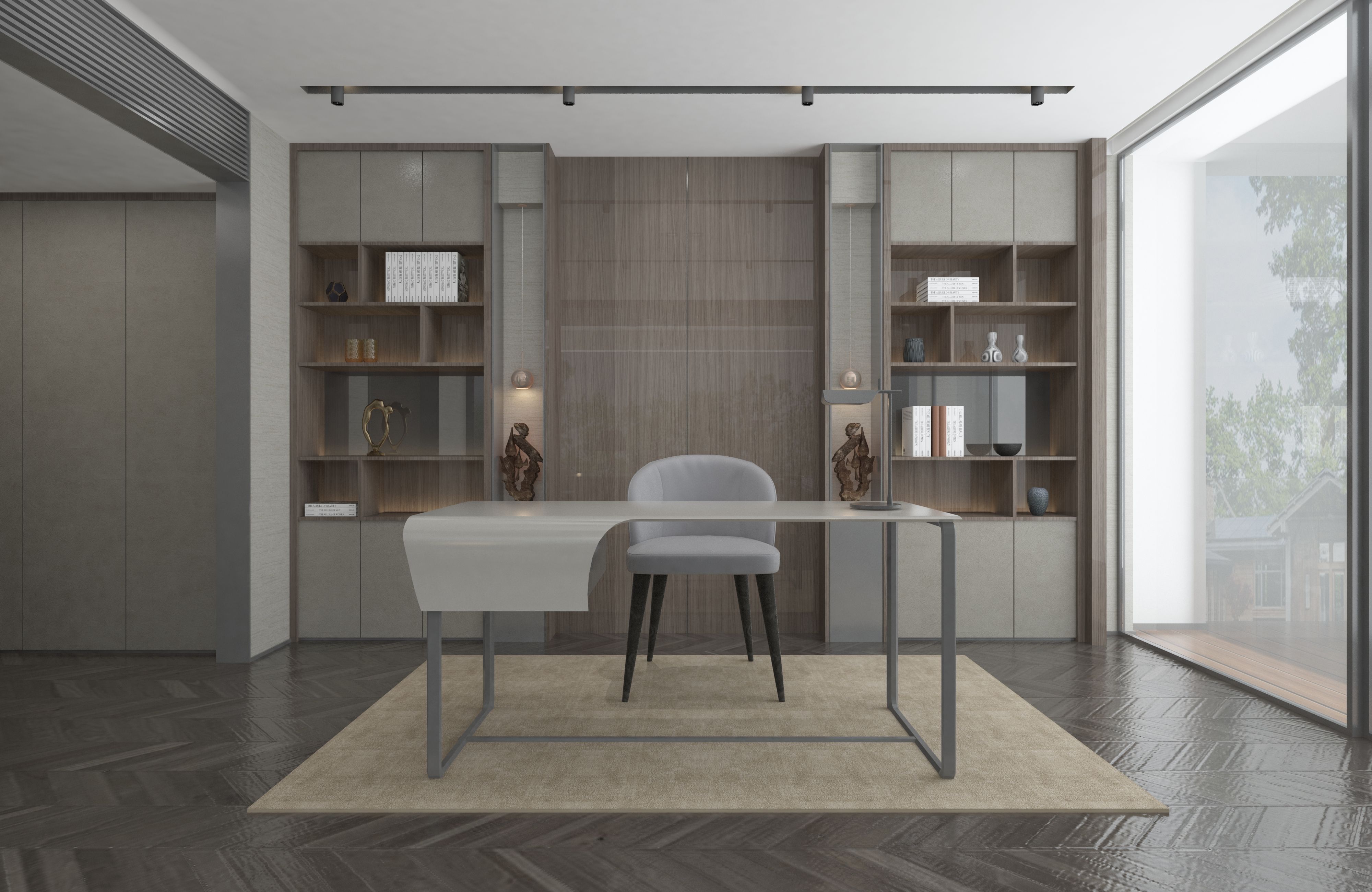 Wooden Look Crystal 1243 8 ft x 4 ft High Gloss Finish Decorative Laminate - 1.25 mm | Suitable for TV Unit, Wardrobe, Kitchen Cabinets