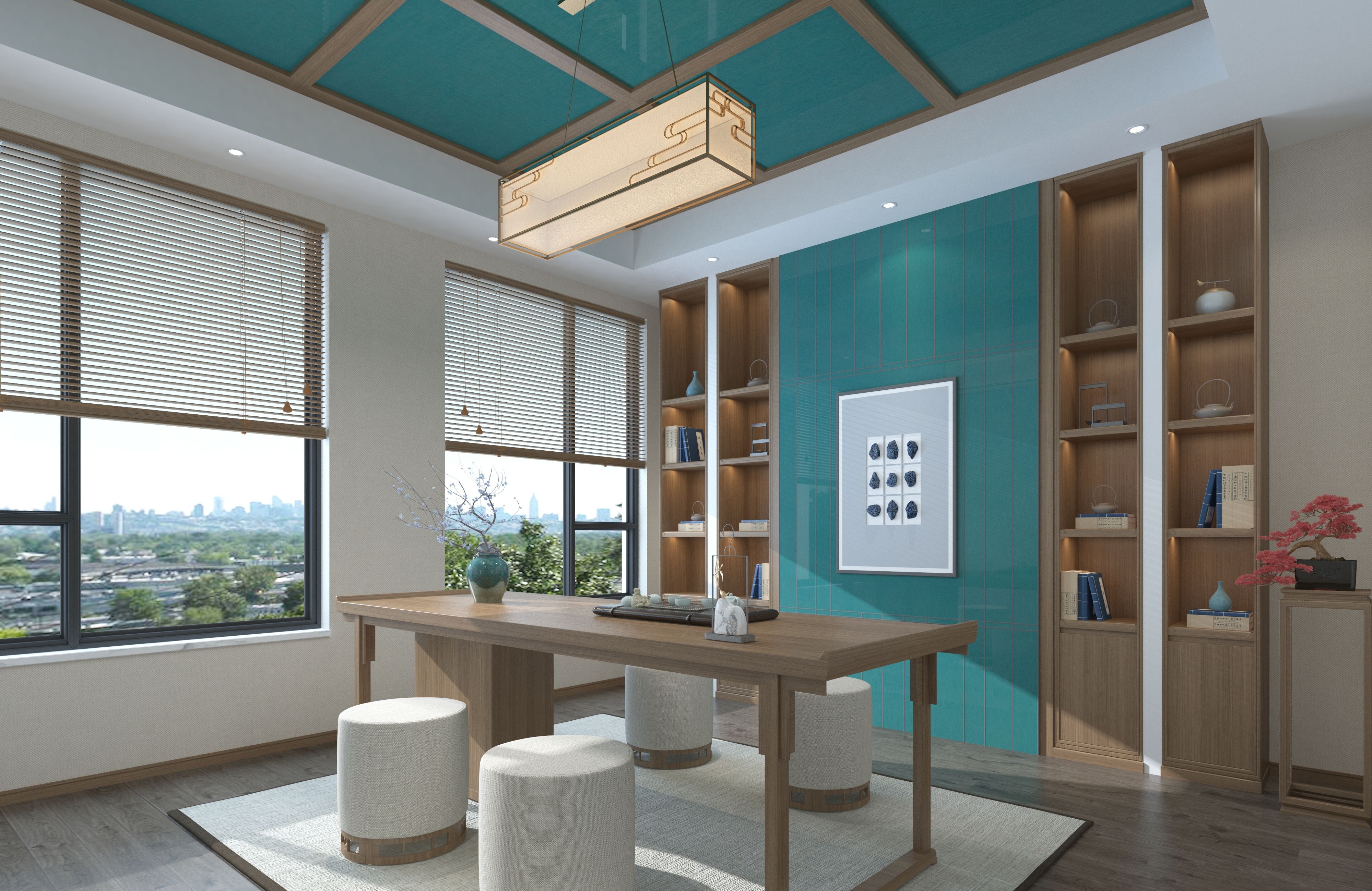 Blue Sparkle Look Crystal 1255 8 ft x 4 ft High Gloss Finish Decorative Laminate - 1.25 mm | Suitable for TV Unit, Wardrobe, Kitchen Cabinets