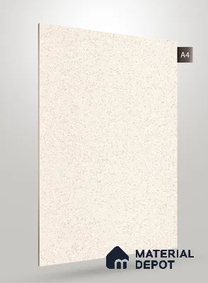 White Marble Look Crystal 1284 8 ft x 4 ft High Gloss Finish Decorative Laminate - 1.25 mm | Suitable for TV Unit, Wardrobe, Kitchen Cabinets