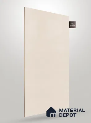 White Marble Look Crystal 1284 8 ft x 4 ft High Gloss Finish Decorative Laminate - 1.25 mm | Suitable for TV Unit, Wardrobe, Kitchen Cabinets