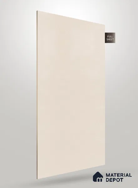 White Marble Look Crystal 1284 8 ft x 4 ft High Gloss Finish Decorative Laminate - 1.25 mm | Suitable for TV Unit, Wardrobe, Kitchen Cabinets