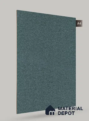 Blue Marble Look Crystal 1285 8 ft x 4 ft High Gloss Finish Decorative Laminate - 1.25 mm | Suitable for TV Unit, Wardrobe, Kitchen Cabinets