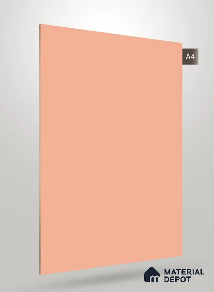 Pink Textured Solid Look CRYSTAL MATTY 1122 8 ft x 4 ft Texture Finish Decorative Laminate - 1.25 mm | Suitable for TV Unit, Wardrobe, Kitchen Cabinets