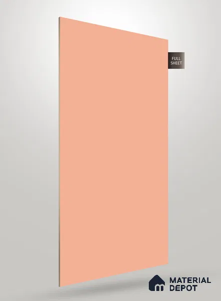Pink Textured Solid Look CRYSTAL MATTY 1122 8 ft x 4 ft Texture Finish Decorative Laminate - 1.25 mm | Suitable for TV Unit, Wardrobe, Kitchen Cabinets