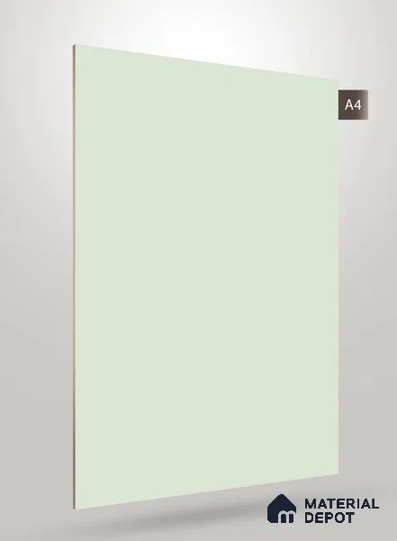 Green Textured Solid Look CRYSTAL MATTY 1133 8 ft x 4 ft Texture Finish Decorative Laminate - 1.25 mm | Suitable for TV Unit, Wardrobe, Kitchen Cabinets