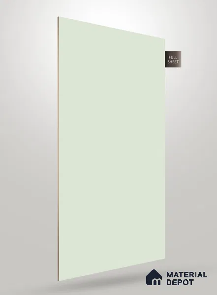 Green Textured Solid Look CRYSTAL MATTY 1133 8 ft x 4 ft Texture Finish Decorative Laminate - 1.25 mm | Suitable for TV Unit, Wardrobe, Kitchen Cabinets