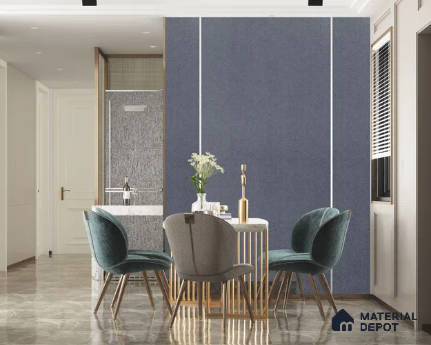 Black Sparkle Look Crystal Matty+ 1258 8 ft x 4 ft Matte Finish Decorative Laminate - 1.25 mm | Suitable for TV Unit, Wardrobe, Kitchen Cabinets