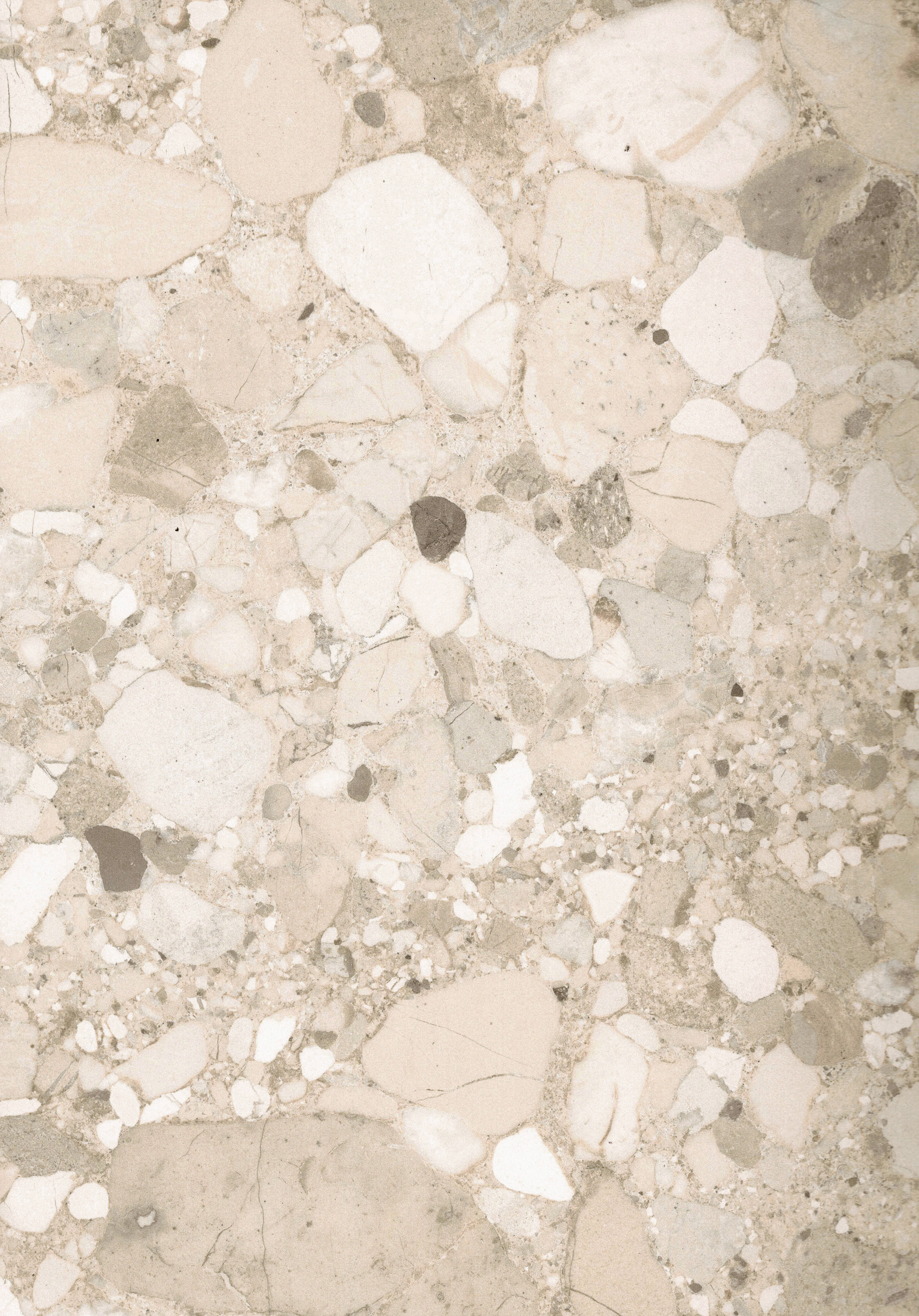 Beige Terrazzo Look Crystal Matty+ 1281 8 ft x 4 ft Texture Finish Decorative Laminate - 1.25 mm | Suitable for TV Unit, Wardrobe, Kitchen Cabinets