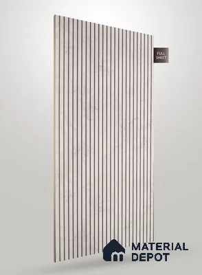 Marble Fluted CRYSTAL MATTY+ 1283 8 ft x 4 ft Texture Finish Decorative Laminate - 1.25 mm | Suitable for TV Unit,Wardrobe, Kitchen Cabinets