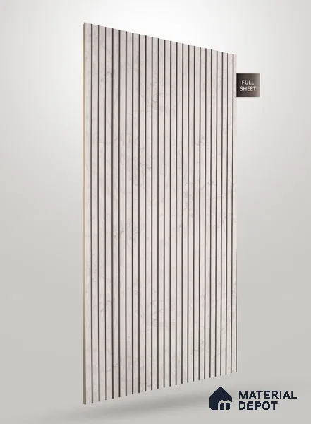 Marble Fluted CRYSTAL MATTY+ 1283 8 ft x 4 ft Texture Finish Decorative Laminate - 1.25 mm | Suitable for TV Unit,Wardrobe, Kitchen Cabinets