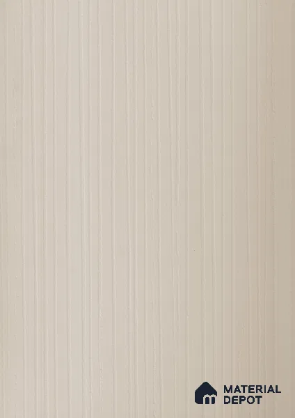 Light Beige Fluted Solid Color Crystal Z+ AM 1129 8 ft x 4 ft Texture Finish Decorative Laminate - 1.25 mm | Suitable for TV Unit,Wardrobe, Kitchen Cabinets