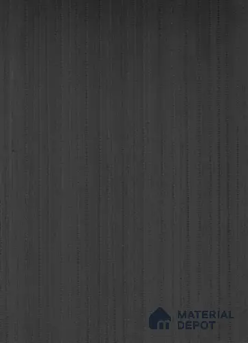 Charcoal Black Fluted Solid Color Crystal Z+ AM 1177 8 ft x 4 ft Texture Finish Decorative Laminate - 1.25 mm | Suitable for TV Unit,Wardrobe, Kitchen Cabinets