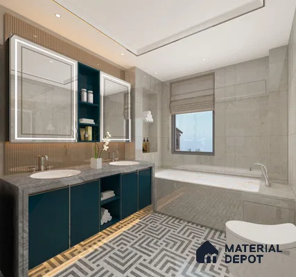 Patterned Look Crystal Z+ AM 1180 Artemis 8 ft x 4 ft Texture Finish Decorative Laminate - 1.25 mm | Suitable for Bedroom, TV Unit, Wardrobe