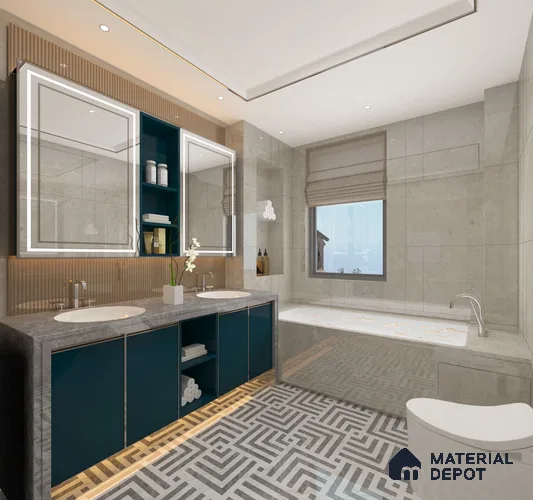 Patterned Look Crystal Z+ AM 1180 Artemis 8 ft x 4 ft Texture Finish Decorative Laminate - 1.25 mm | Suitable for Bedroom, TV Unit, Wardrobe