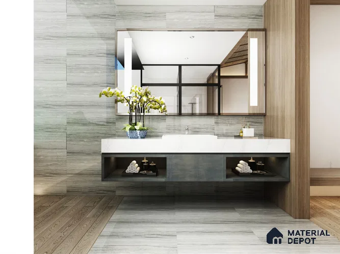 Black Metallic Look Crystal Z+ BG 1215 Bellagio 8 ft x 4 ft Texture Finish Decorative Laminate - 1.25 mm | Suitable for TV Unit, Wardrobe, Kitchen Cabinets