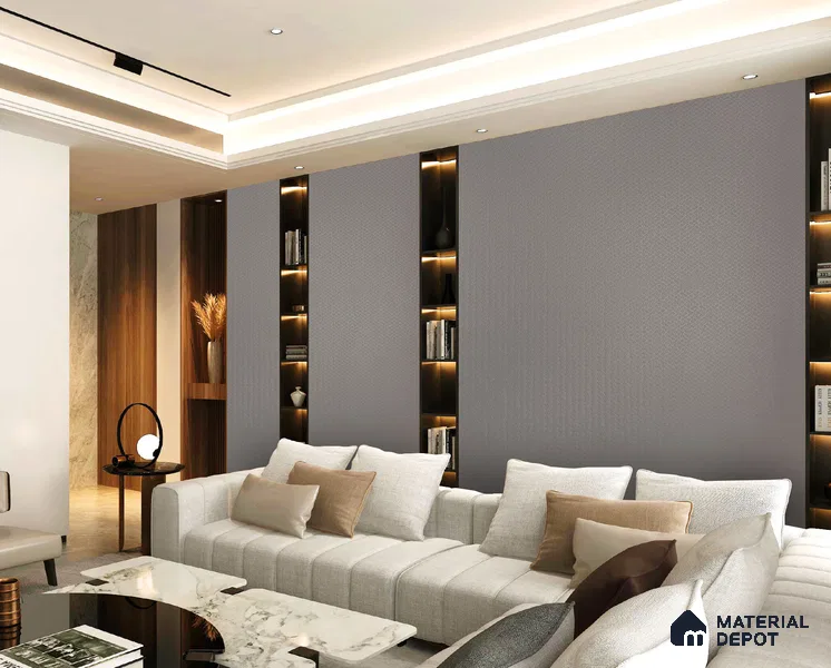 Stone Look Crystal Z+ CN 1147 Chevron 8 ft x 4 ft Texture Finish Decorative Laminate - 1.25 mm | Suitable for TV Unit, Wardrobe, Kitchen Cabinets