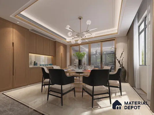 Brown Textured Solid Look MG Crystal Z+ 1197 8 ft x 4 ft Texture Finish Decorative Laminate - 1.25 mm | Suitable for TV Unit, Wardrobe, Kitchen Cabinets