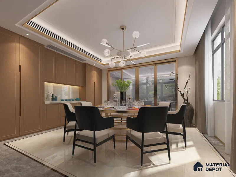 Brown Textured Solid Look MG Crystal Z+ 1197 8 ft x 4 ft Texture Finish Decorative Laminate - 1.25 mm | Suitable for TV Unit, Wardrobe, Kitchen Cabinets