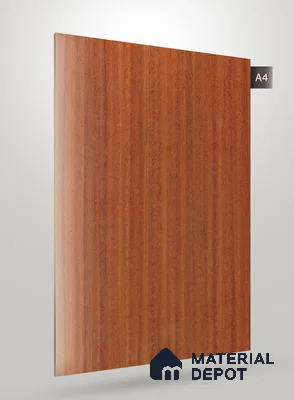 Wooden Fluted Crystal Z + PP 1286 8 ft x 4 ft High Gloss Finish Decorative Laminate - 1.25 mm | Suitable for TV Unit,Wardrobe, Kitchen Cabinets