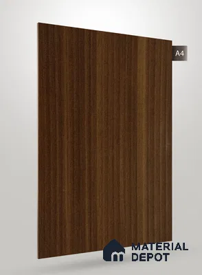 Wooden Fluted CRYSTAL Z PP 1287 8 ft x 4 ft High Gloss Finish Decorative Laminate - 1.25 mm | Suitable for TV Unit,Wardrobe, Kitchen Cabinets