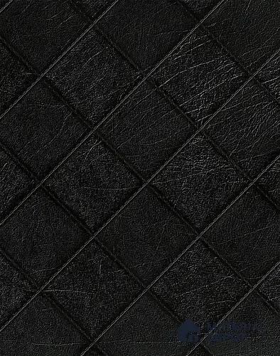 Black Leather Look DL 1106 Domino Leather 8 ft x 4 ft Texture Finish Decorative Laminate - 1.25 mm | Suitable for TV Unit, Wardrobe, Kitchen Cabinets