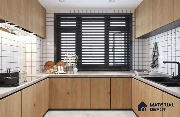 Wooden Look ES 1697 Earth Song 8 ft x 4 ft Texture Finish Decorative Laminate - 1.25 mm | Suitable for TV Unit, Wardrobe, Kitchen Cabinets