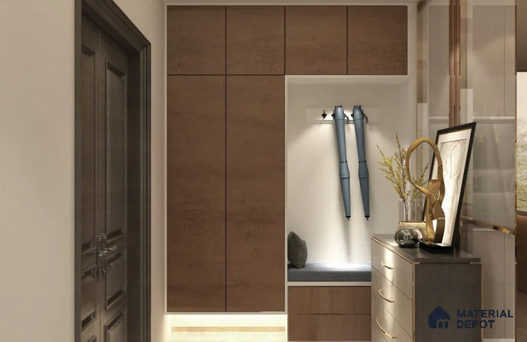 Wooden Look ES 1699 Earth Song 8 ft x 4 ft Texture Finish Decorative Laminate - 1.25 mm | Suitable for TV Unit, Wardrobe, Kitchen Cabinets