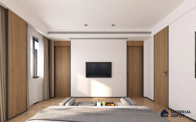 Wooden Look EW 959 Exotic Wooden 8 ft x 4 ft Texture Finish Decorative Laminate - 1 mm | Suitable for TV Unit, Wardrobe, Kitchen Cabinets